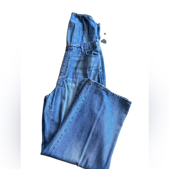 Wild Fable High-Waisted Tube Top Denim Romper - Picture 7 of 12